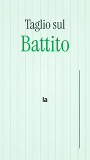 Il taglio sul battito